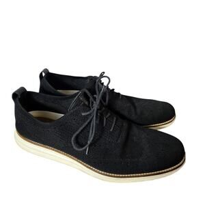 Cole Haan OriginalGrand Wingtip oxford shoes size 11.5 in blk